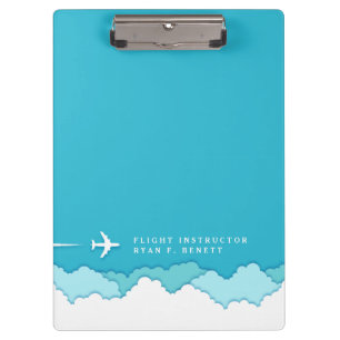 Friendly Skies vlieginstructeur Aangepaste naa Klembord