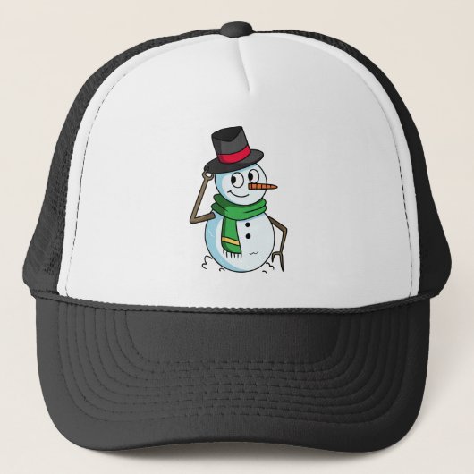 Friendly Snowman Trucker Pet (Voorkant)