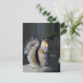 Friendly Squirrel Briefkaart (Staand voorkant)