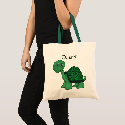 Friendly Turtle Canvas tas (Voorkant (product))