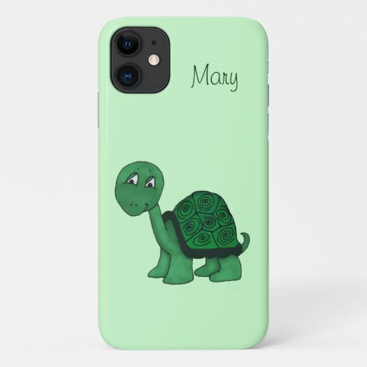 Friendly Turtle Case-Mate iPhone Case (Achterkant)