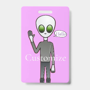 Friendly Waving Alien Thunder_Cove Badge