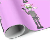 Friendly Waving Alien Thunder_Cove Cadeaupapier (Rol Hoek)