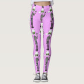 Friendly Waving Alien Thunder_Cove Leggings (Voorkant)