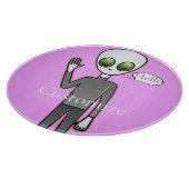 Friendly Waving Alien Thunder_Cove Snijplank (Hoek)