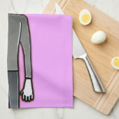 Friendly Waving Alien Thunder_Cove Theedoek (Quarter Fold)