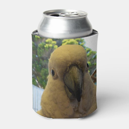 Friendly White Aussie Cockato, Koelbox Blikjeskoeler (Blikje Voorkant)