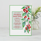 Friendmas Dîner Fête Invitation Vacances Soiree (Debout devant)