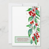 Friendmas Dîner Fête Invitation Vacances Soiree (Dos)