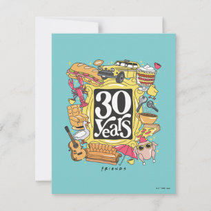FRIENDS™ 30 jaar grafisch Notitiekaartje
