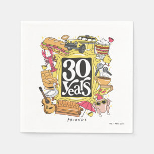 FRIENDS™ 30 jaar grafisch Servet