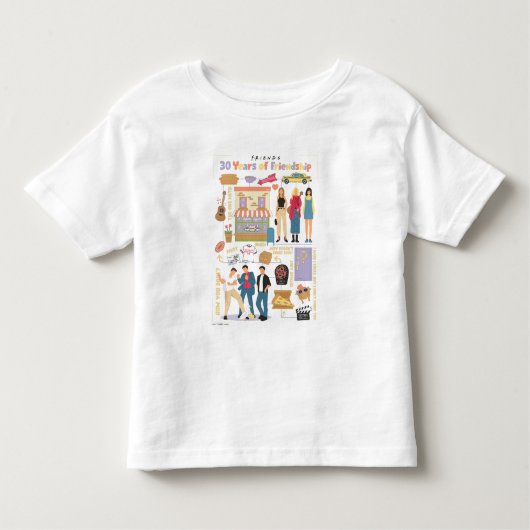FRIENDS™ | 30 jaar vriendschap Kinder Shirts (Voorkant)