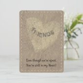 Friends Apart Feestdagenkaart (Staand voorkant)