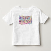 FRIENDS™ | Appartement Cartoon Kinder Shirts (Voorkant)
