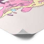 FRIENDS™ | Appartement Cartoon Poster (Hoek)