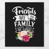 Friends Are Wijn Etiket (Enkel label)