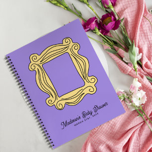 FRIENDS™ Baby Shower Gast met lijstje met kijkga Notitieboek
