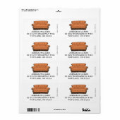 FRIENDS™ Bank Etiket (Full Sheet)