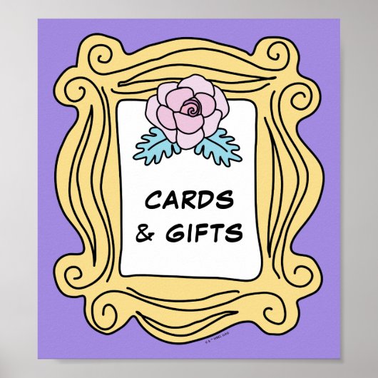 FRIENDS™ | Bruiloftscadeaus & Kaarten Poster (Voorkant)