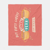 FRIENDS™ | But First Coffee - Central Perk Fleece Deken (Voorkant)