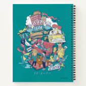 FRIENDS™ | Cartoon collage Notitieboek (Achterkant)