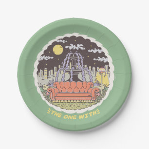 FRIENDS™   Cartoon fontain Papieren Bordje