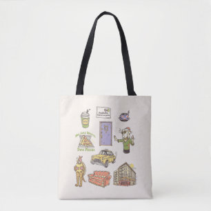FRIENDS™ Cartoon pictogrammen Grafisch Draagtas