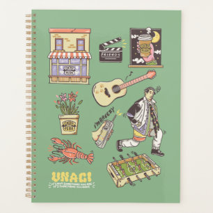 FRIENDS™ Cartoon pictogrammen Grafisch Planner