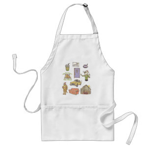 FRIENDS™ Cartoon pictogrammen Grafisch Standaard Schort