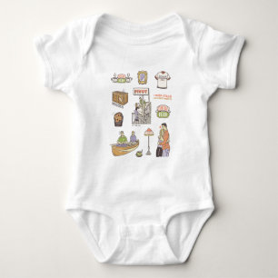 FRIENDS™ Cartoon Pictogrammen Romper