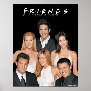 FRIENDS™ Cast in formeel dames- en herenavondkle Poster