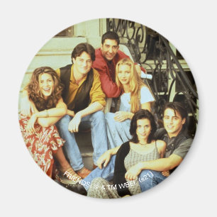 FRIENDS™ Cast zittend op de stoep Magneet