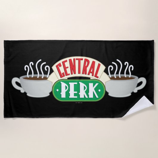 FRIENDS™ | Centraal-Perk Logo Strandlaken (Voorkant)