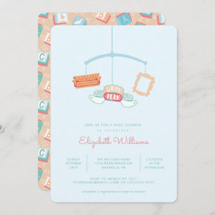FRIENDS™   Centraal perk mobiel Baby shower Kaart