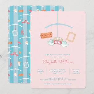 FRIENDS™ Centraal perk mobiel Baby shower Kaart