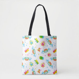 FRIENDS™ Centraal Perk Neon Pattern Draagtas