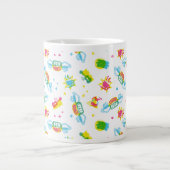 FRIENDS™ | Centraal Perk Neon Pattern Extra Grote Beker (Voorkant)