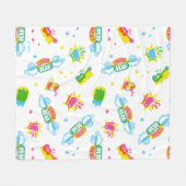 FRIENDS™ | Centraal Perk Neon Pattern Fleece Deken (Voorkant (Horizontaal))