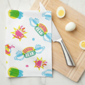 FRIENDS™ | Centraal Perk Neon Pattern Theedoek (Quarter Fold)