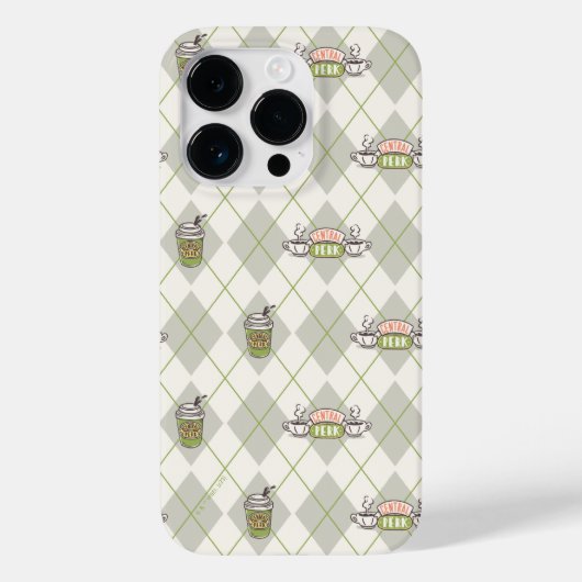FRIENDS™ | Central Perk Argyle Patroon Case-Mate iPhone Case (Achterkant)