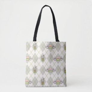 FRIENDS™ Central Perk Argyle Pattern Draagtas