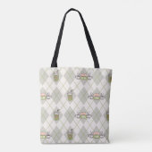 FRIENDS™ | Central Perk Argyle Pattern Draagtas (Achterkant)
