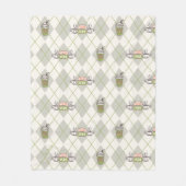 FRIENDS™ | Central Perk Argyle Pattern Fleece Deken (Voorkant)