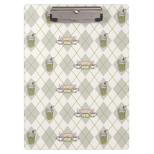 FRIENDS™ | Central Perk Argyle Pattern Klembord (Voorkant)