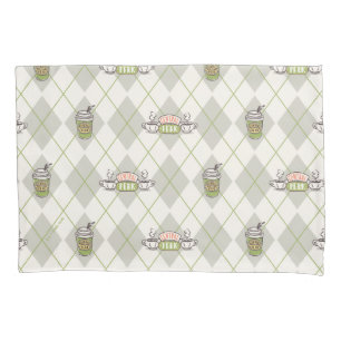 FRIENDS™   Central Perk Argyle Pattern Kussensloop