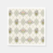 FRIENDS™ | Central Perk Argyle Pattern Servet (Voorkant)