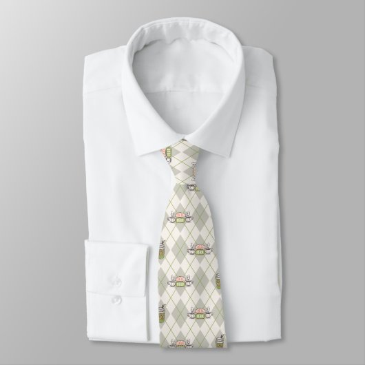 FRIENDS™ | Central Perk Argyle Pattern Stropdas (Gebonden)