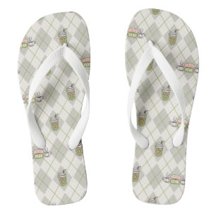 FRIENDS™   Central Perk Argyle Pattern Teenslippers