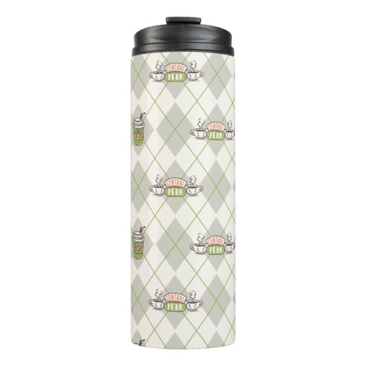 FRIENDS™ | Central Perk Argyle Pattern Thermosbeker (Voorkant)