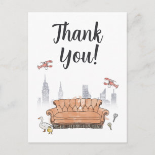 FRIENDS™ Central Perk Bedankt Briefkaart
